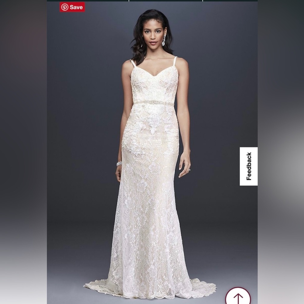 Brand new never worn David’s Bridal wedding dress